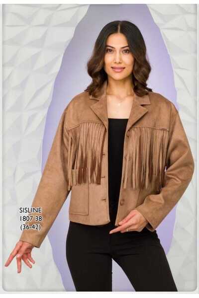 SİSLİNE Süet ceket