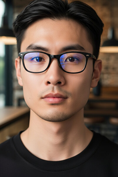 HabeQ Wayfarer Black Frame Blue Light Protective Optical Compatible Glasses Interchangeable Eyewear Unisex