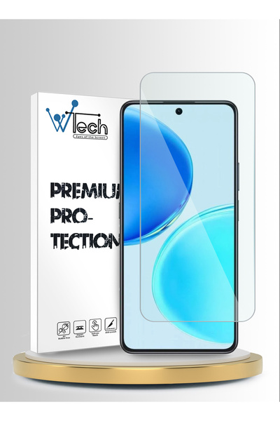 Wtech هاتف Honor X8d 4G 2025 من سلسلة Premium، زجاج مقوى شفاف 9H