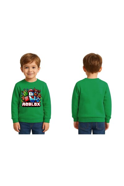 SEDİRLİ Unisex roblox cu imprimeu Copii Swae tricou 3 fire cu borduri