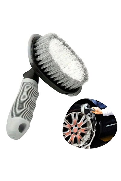 Go İthalat Multi-Purpose Car Cleaning Brush – Ergon for Auto Interior and Exterior Surfaces, Seats, Carpets, Torpedos and Wheels