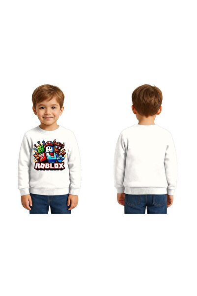 SEDİRLİ Unisex roblox cu imprimeu Copii Swae tricou 3 fire cu borduri