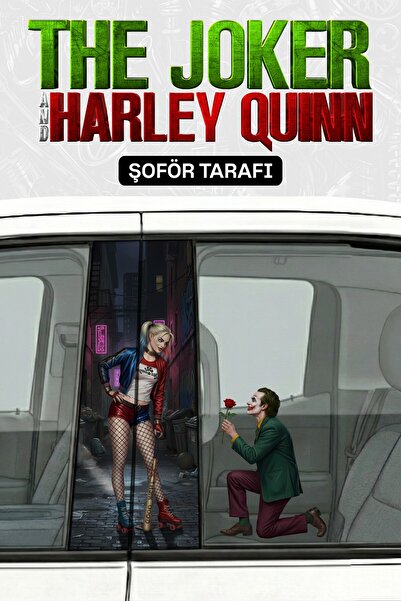 Stikacar JOKER & HARLEY QUINN Sticker Seti