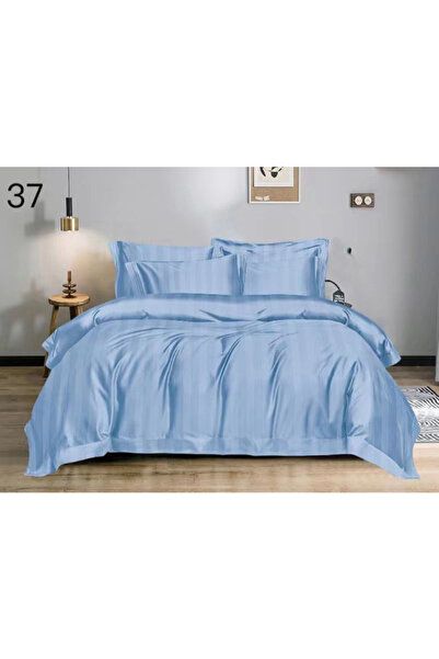 ANATOLIATEKSTILE Premium Damask Bed Linen, Elegant Set of 6 pieces, fitted sheet without elastic 230 x250