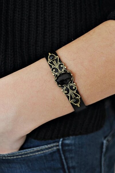 LADYMİRAGE Real Leather Natural Leather Bracelet