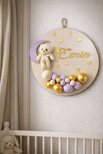 Bonika Bubble Teddy Bear Baby Door Ornament - Hospital Door Ornament