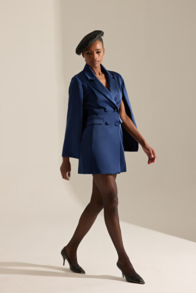 BETTY & SAM Joia Koyu Mavi Ceket Elbise