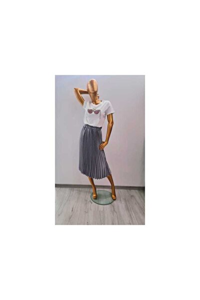 OEM GREY PLEATED SKIRT2 - GRAY, ONE SIZE FITS ALL