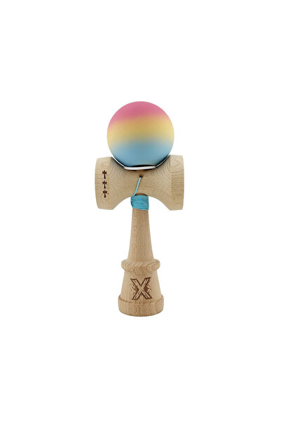 Berbis Kendama X Originala, Roz, Cupe Mari King Size, Rubber Grip, Gaura in B...