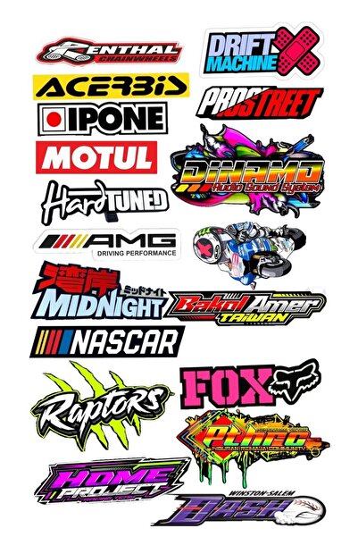 ReklamX Otomobil-Motosiklet bisiklet sticker seti 1 adet