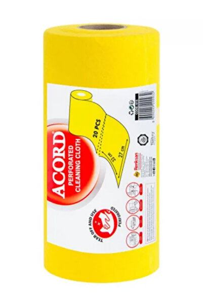 Acord Dry Cloth, Roll, Accord, 33x27cm, 20 pcs