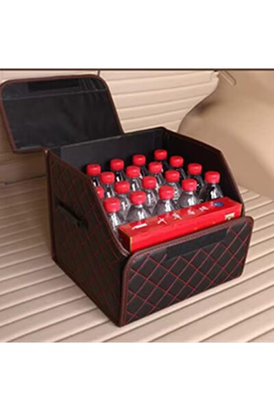 Generic Multi-Purpose Foldable Car Trunk Storage Organizer with Lid