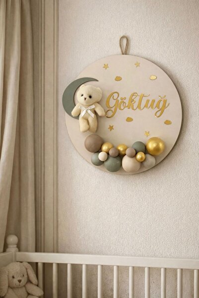 Bonika Bubble Teddy Bear Baby Door Ornament - Hospital Door Ornament