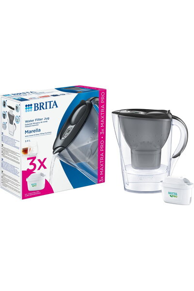 BRITA Cană filtrantă Marella 2,4l + 3 cartușe PRO Pure Performance