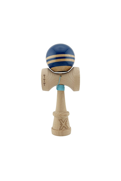 Berbis Original Kendama X Rainbow, Blue, Large King Size Cups, Super Sticky, Hole in Base, 55cm String