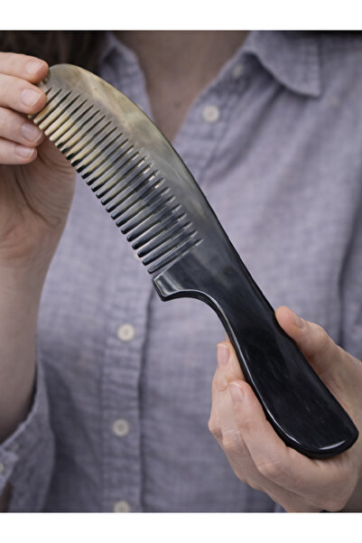 moryconcept Pieptene pentru oase cu prindere – Pieptene natural anti-static p...