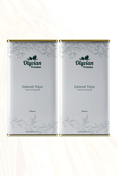 Olyvian Premium Edremit Trilye Cinsi 5 L x 2 Adet Doğal Natürel Sızma Zeytinyağı