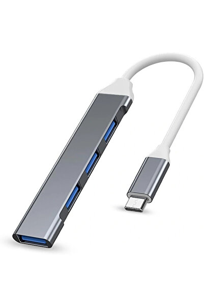 KEMOVE EIMA EHB-12 محول USB متعدد المنافذ من النوع C، 4 منافذ USB 3.0