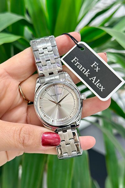 Frank Alex Çelik Kordon Su Geçirmez Garantili Kadın Kol Saati