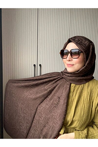 HAREM SCARF Noura Scarf Elisa Şal Acı Kahve