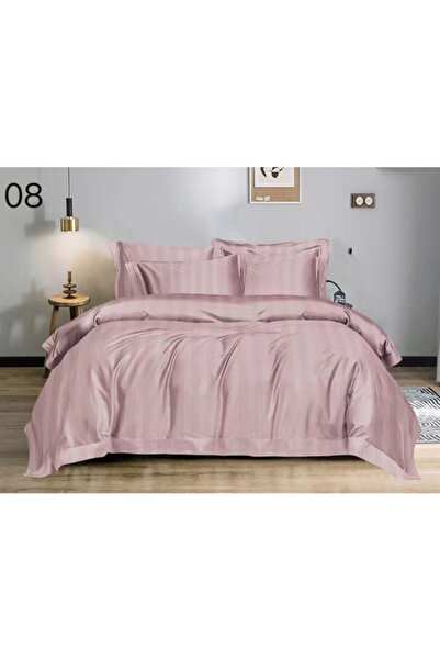 ANATOLIATEKSTILE Premium Damask Bed Linen, Elegant 6-piece Set, Fitted Sheet