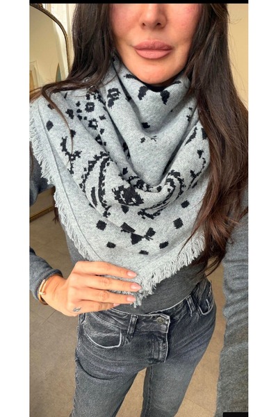 Jerie Desenli Triko KJ Model Şal