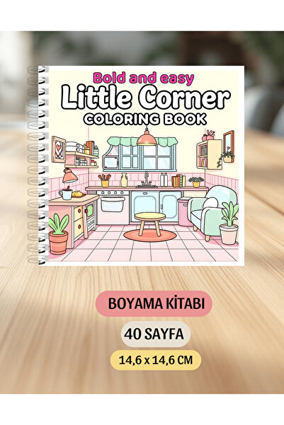 VORACRAFT Boyama Kitabı, Little Corner Coloring Book Boyama KŞ00022