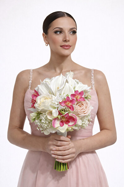 Store Gelin çiçeği gelin buketi