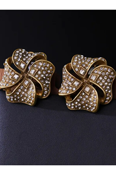 VINTAGE KÜPE (18 Ayar Altın Kaplama Rhinestone)