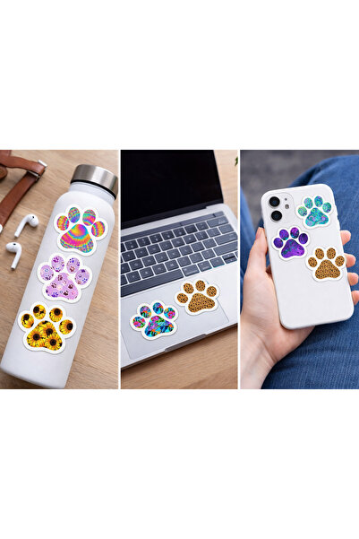 Limitless Design ملصق مزخرف 15×15 سم – خيارات: استوائي، بيزلي، ليوبارد، تاي د...