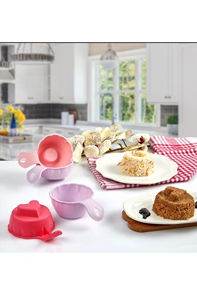 INTEREV Shaped Rice Mold Set - Practical Sweet Halva Shaper 2-Piece Mold