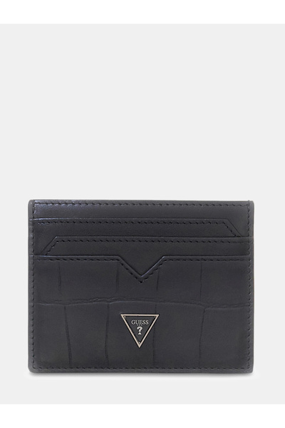 Guess Torino Men's Black Card Holder Smtocrlea50-Bla