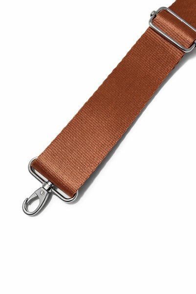 Loom Basic Adjustable Shoulder Bag Strap – 4 cm Width, Tan-Copper