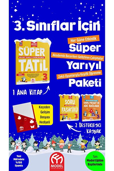 MODEL EĞİTİM YAYINCILIK 3.Sınıf Süper yarıyıl tatil seti
