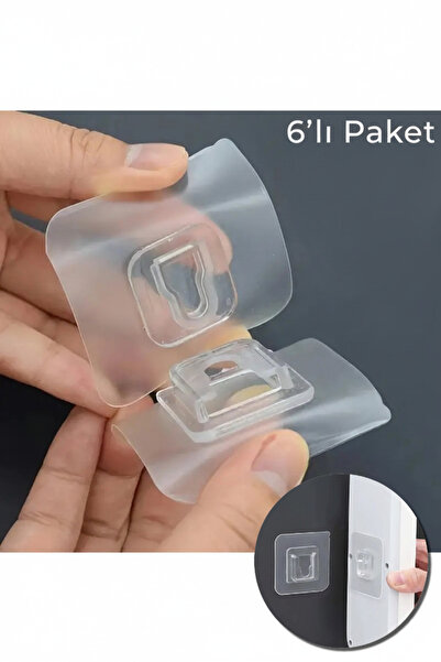 Luxmon Закріплювальний кріплення для речей з самоклеючим затискачем, набір з ...