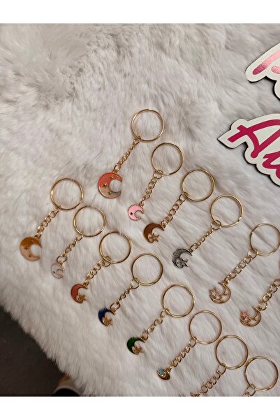 SOFT 7adet gökyüzü anahtarlık nişan doğum günü yılbaşı yeniyıl kadınlar günü ...