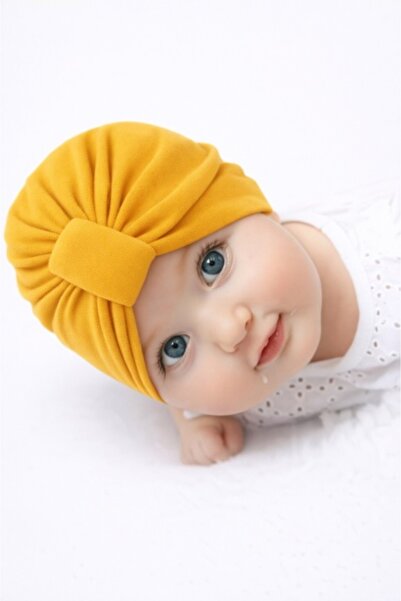 Pure Boutique Caciulita galben mustar tip turban