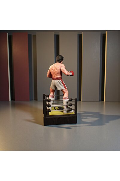 FIGURİFY Rocky Tarzı Boks Figürü – İsme Özel Kişiselleştirilebilir Şampiyonluk Tasarımı – 20 cm