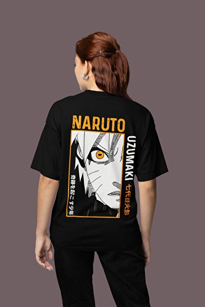 SEVBANO تي شيرت ناروتو أوزوماكي مطبوع للجنسين قصة فضفاضة تي شيرت أنيمي
