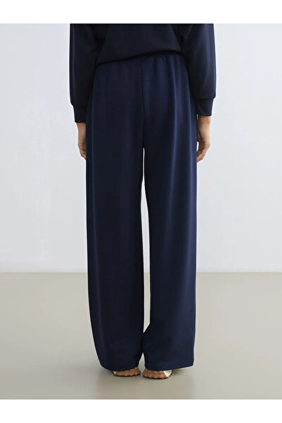 LC Waikiki Navy Blue Elastic Waist Soft Touch Women's Sweatpants