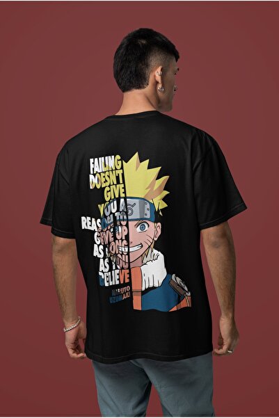 SEVBANO تي شيرت ناروتو أوزوماكي مطبوع للجنسين قصة فضفاضة تي شيرت أنيمي