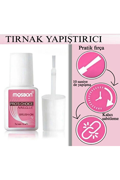 Anil Professional Cosmetics Fırçalı Protez Tırnak Tips Yapıştırıcı Glu 7’G