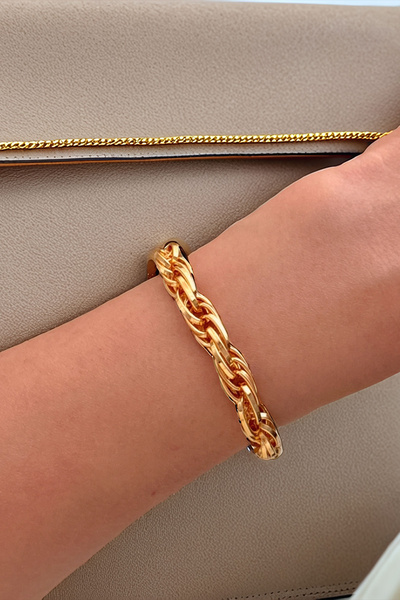 bacc Trend Jewelry Model Chain Gold Women's Bracelet Bcyj-251007