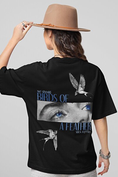 SEVBANO Μπλουζάκι Unisex Oversize με στάμπα στην πλάτη του Billie Eilish με τ...