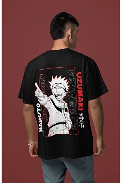SEVBANO تي شيرت ناروتو أوزوماكي جينتشوريكي رقم مطبوع للجنسين قصة فضفاضة تي شي...