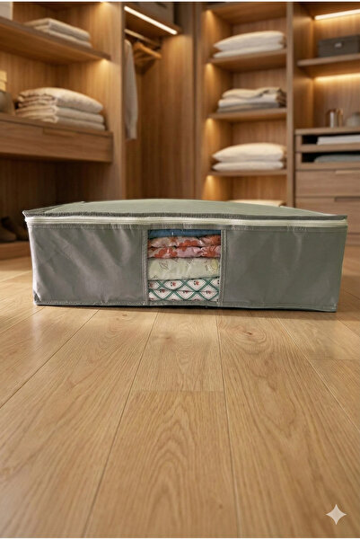 Home منظم تخزين الملابس الفاخر بخمسة أقسام مع نوافذ رمادية، منظم متعدد الأغرا...