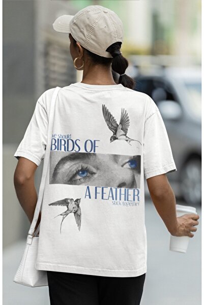 SEVBANO Μπλουζάκι Unisex Oversize με στάμπα στην πλάτη του Billie Eilish με τ...