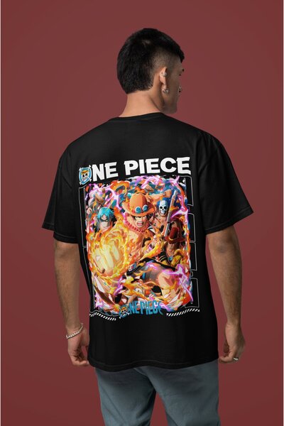 SEVBANO تي شيرت رورونوا زورو راك مطبوع للجنسين قصة فضفاضة من قطعة واحدة من أن...