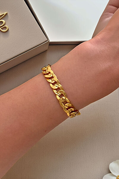 bacc Trend Kuyumcu Model Samanyolu Women's Gold Chain Bracelet Bcyj-251008