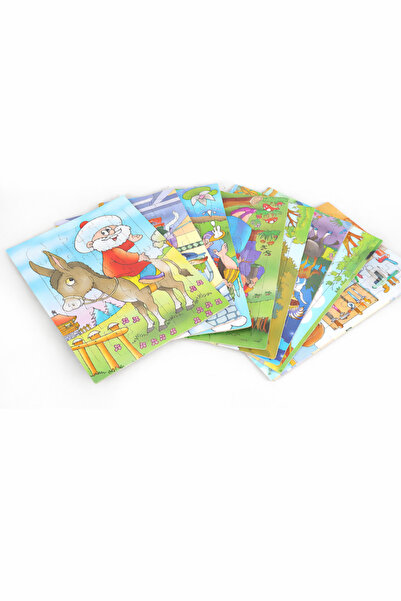 Sedef Okey 25×35 cm Eğitici Yapboz (Orta Boy) – 3 Adet (Karışık Model)